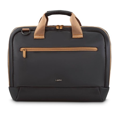 Hama Ultra Lightweight Laptop Bag, Up to 16.2", Padded Compartment, Front Pocket, Trolley Strap, Water-Repellent, Eco-Friendly, 
