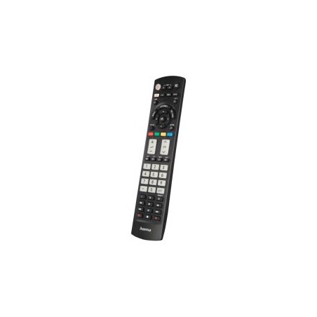 Hama Universal IR Remote Control for Panasonic TVs, Teachable, Smart Buttons, Illuminating Buttons, 10m Range