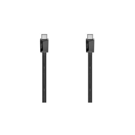 Hama 10Gbps USB-C to USB-C Charging Cable, E-Marker, USB 3.2 Gen2, 5A, 100W, 2 Metre, Black
