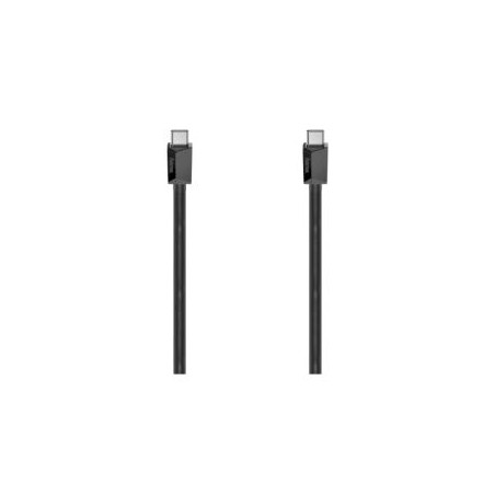 Hama 5Gbps USB-C to USB-C Cable, E-Marker, USB 3.2 Gen1, 5A, 100W, 1.5 Metre, Black