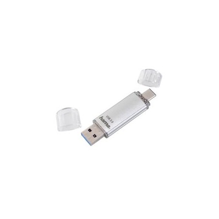 Hama C-Laeta 32GB USB-A & USB-C Memory Pen, Metal Casing, OTG, 40 MB/s
