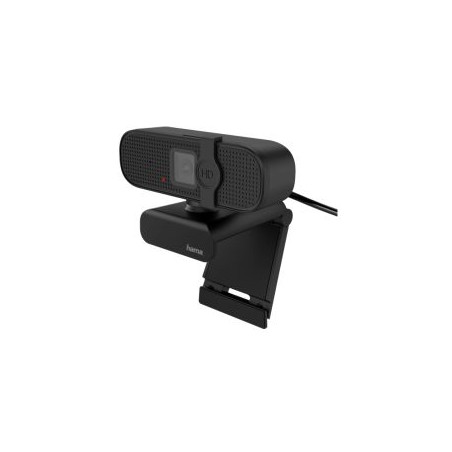 Hama C-400 FHD Webcam with Mic, 1080p, 30fps, Closable Lens, 360° Swivel Range, 70° Visual Angle