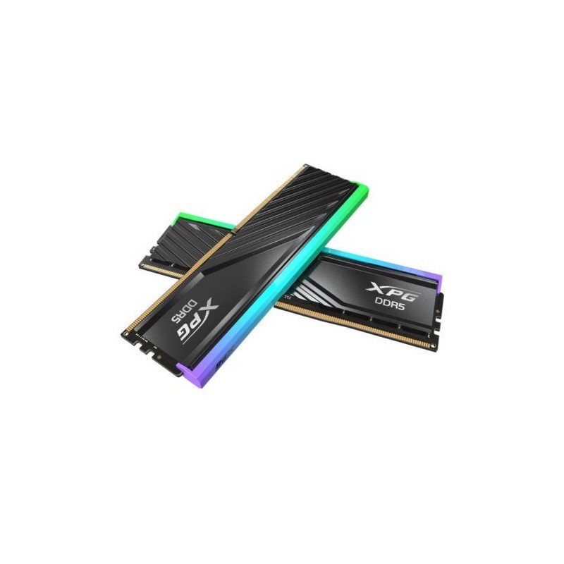 ADATA XPG Lancer Blade RGB 32GB Kit (2 x 16GB), DDR5, 6000MHz, CL48, 1.1V, ECC, PMIC, AMD EXPO & Intel XMP 3.0, DIMM Memory